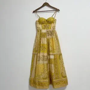【Zimmermann】Lucky shirred cotton corset dress Zimmermann | Dresses | Zimmermann Lucky Shirred Cotton